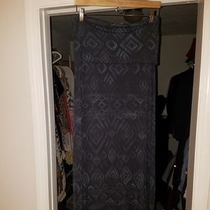 Billabong maxi tribal skirt